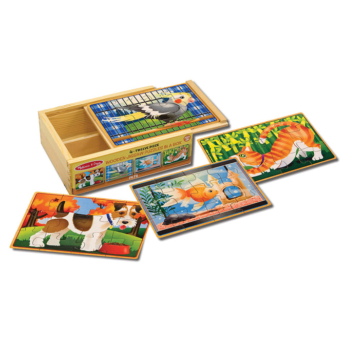 It's Raining Cats and Dogs Wooden Jigsaw Puzzle