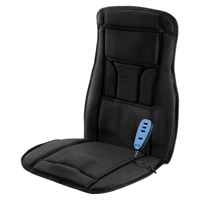 Heated Car Massager Heat Mat Seat Cushion 9 Vibrating Motors, Massage Cushion Chair Pad for Auto Home Office Massager