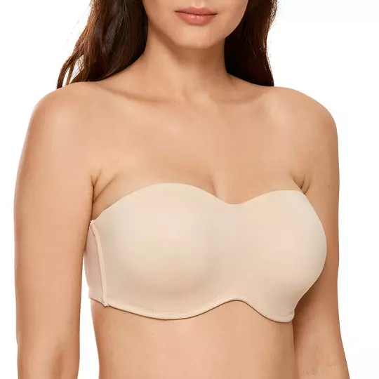 Alies Every Day Padded Backless Style Single Hook Bra for Low Back Outfits.