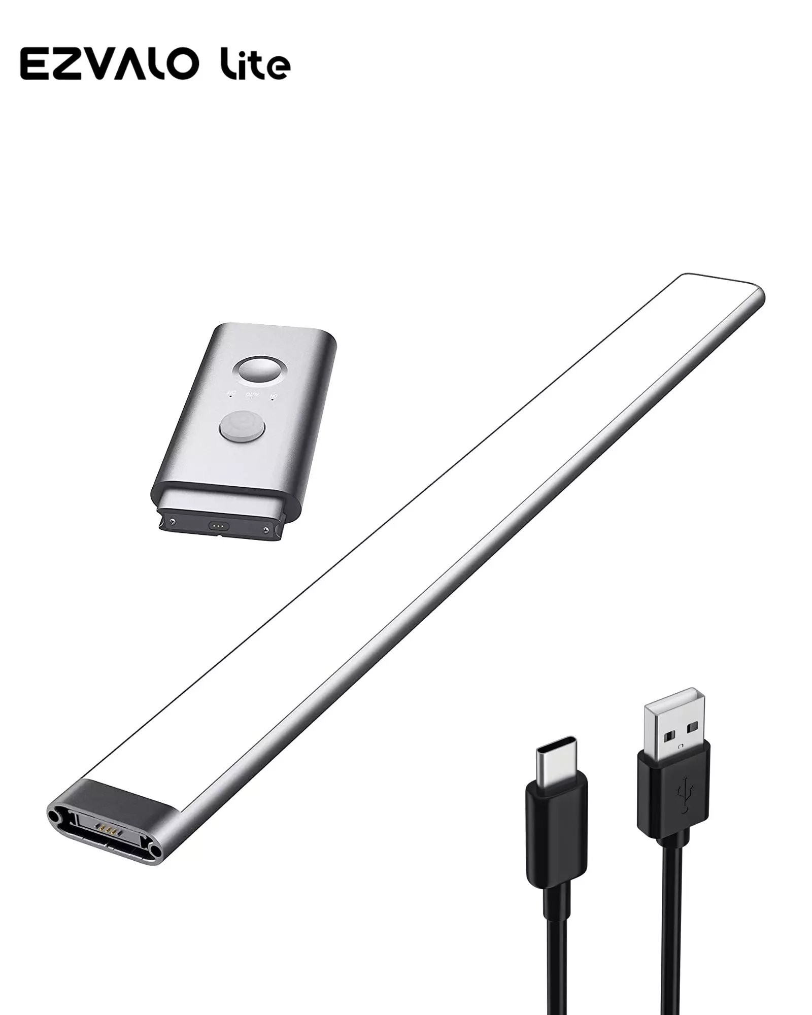 EZVALO Under Cabinet Lights, LED Closet Light Wireless USB 5 Pack, Cool  White