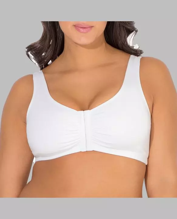 Hanes White SmoothTec ComfortFlex Fit Wirefree Bra, US small S nwt