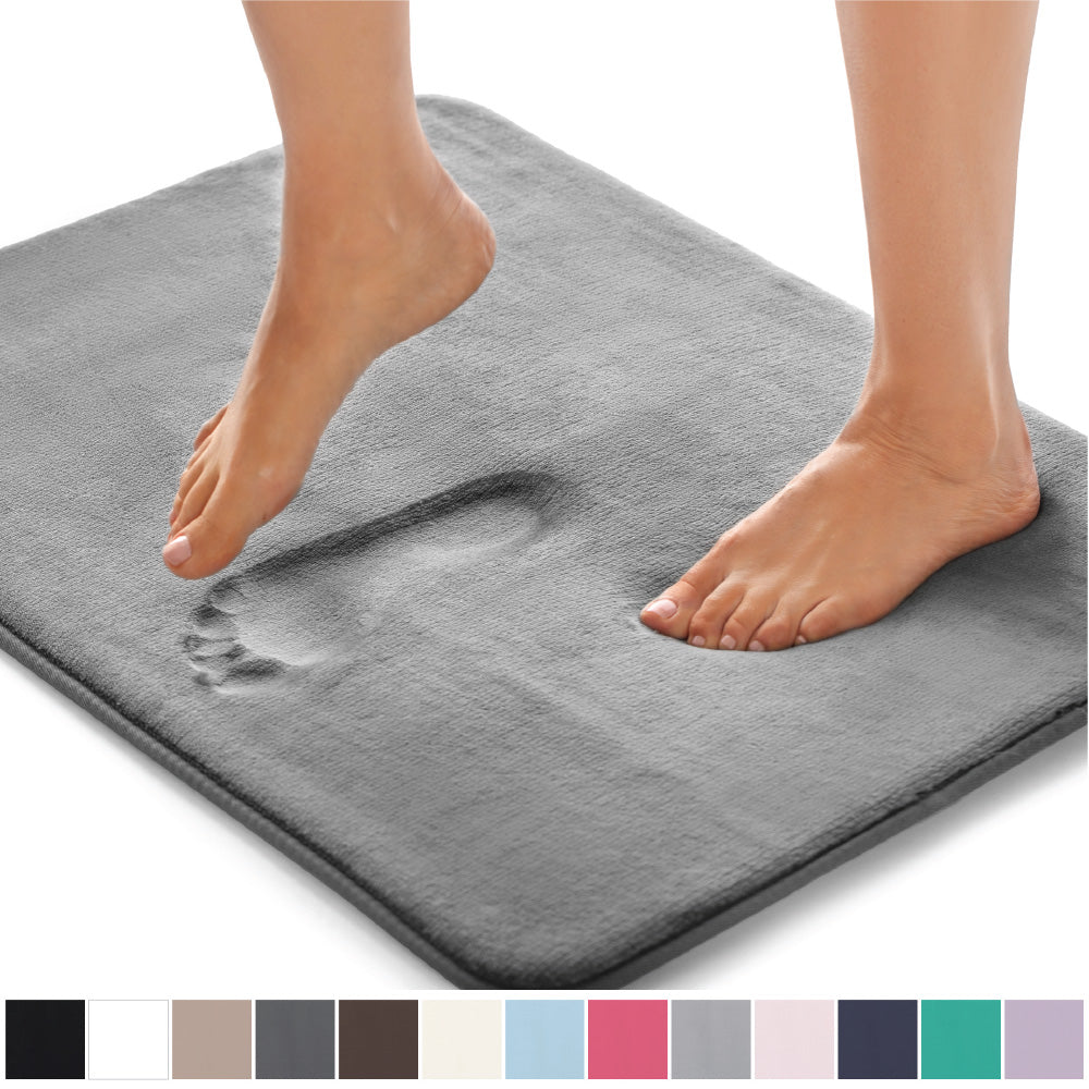 Turquoise Slab Memory Foam Bath Mat – Top Hand Brand