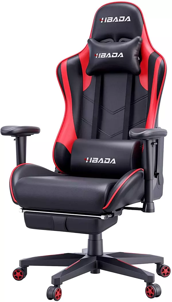 PC Gaming Chair  150° Tilt Back for Lumbar Support