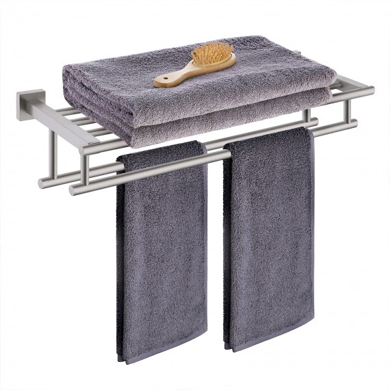 Towel Rack with No Drilling Self Adhesive Towel Holder Bathroom Towel Rack  - China Bath Towel Bars, Bathroom Towel Rack