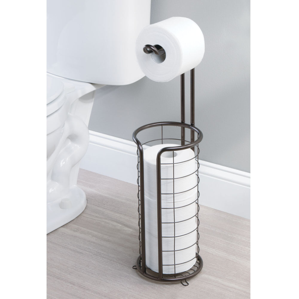 Kitsure 2-Pack Toilet Paper Holder Stand - Multifunction & Free-Standing  Toilet Paper Holder with Easy Installation, Durable Toilet Paper Holder  with