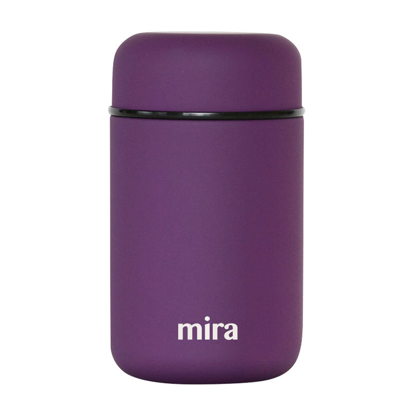 MIRA 15oz Thermos Food Jar with Spoon, Stainless Steel Vacuum Insulated,  Rose Pink 