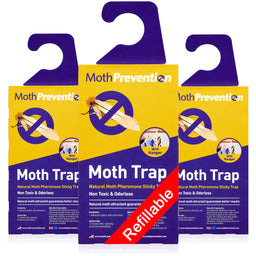 Dr. Killigans Premium Clothing Moth Traps with Pheromones Prime, 6-Pack  Non