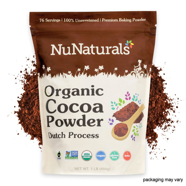 The Cocoa Trader Dutch Processed Black Cocoa Powder (1lb) - Made with 100  Authentic Cacao Beans - Unsweetened Dark Cocoa Powder - Natural Coloring  Agent - Great for Baked Goods Coffee Smoothies Black 1 Pound (Pack of 1)