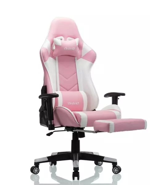 PC Gaming Chair  150° Tilt Back for Lumbar Support