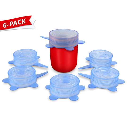 Be Beautiful Earth Be Silicone Stretch Lids 14 Pcs Silicone Lids for Food StorageReusable Silicone Bowl Covers Meet Most Shapes of Containers Refriger