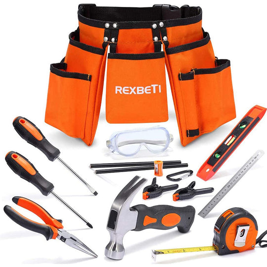 BLACK+DECKER Junior Kids Tool Set - Mega Tool Set with 42 Tools &  Accessories! Role Play Tools for Toddlers Boys & Girls Ages 3 Years Old  and Above, Includes Helmet! 