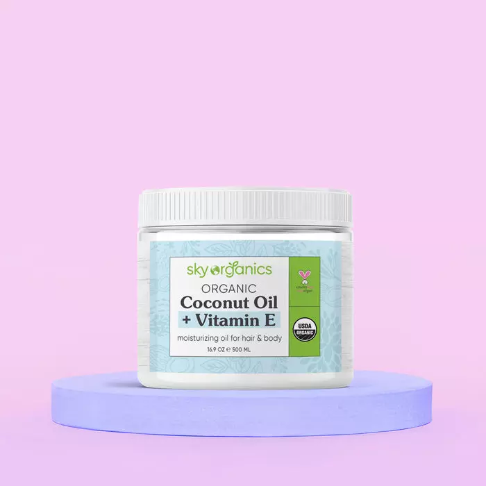 Sky Organics Coconut Oil + Vitamin E, Organic - 16.9 oz