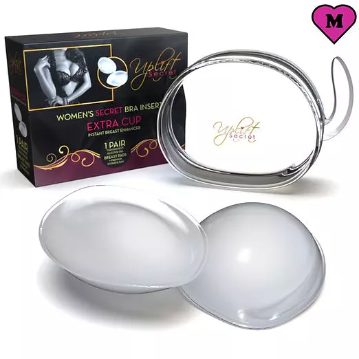Women Removable Insert Silicone Bra Push Up Pads Breast Enhancer