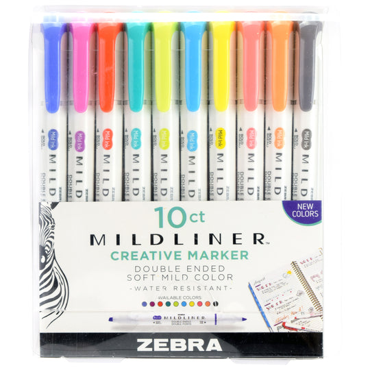 ZEYAR Highlighters, Dual Tips Marker Pen, Chisel and Fine Tips, Flexible  Tip and Soft Touch, Water Based, Assorted Colors, Quick Dry (18 Colors)